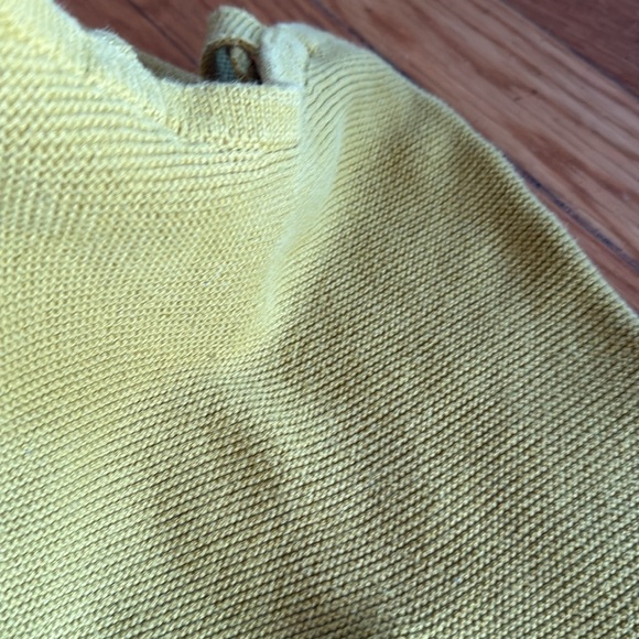 Fin & Vince cotton kimono knit mustard cardigan and overalls matching set 2/3T - Picture 9 of 11